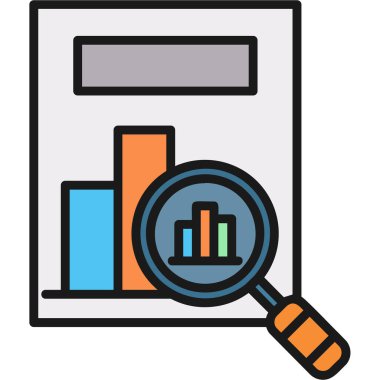 veri analiz vektörü simgesi