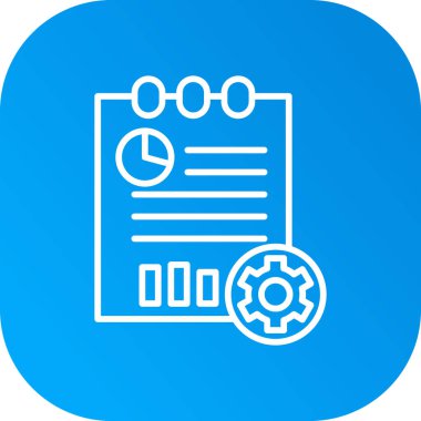 dişli ayarları, ayarları ve belgenin vektör resimlemesi