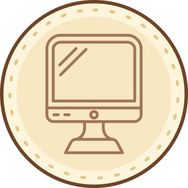 izleyici simgesi, vektör illüstrasyonu