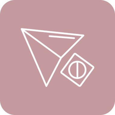 Modern b 'nin vektör illüstrasyonu göz simgesinden yoksun