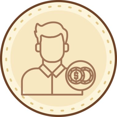 Modern eğitim ikonunun vektör illüstrasyonu