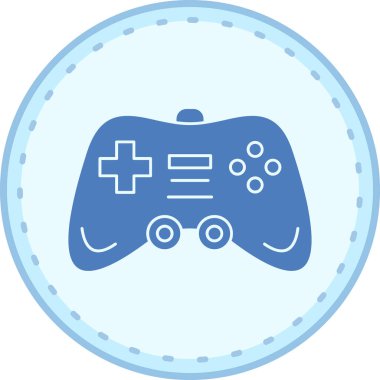 Oyun. Web simgesi basit illüstrasyon