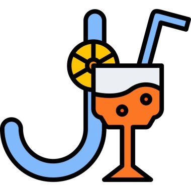 J simgesi, vektör illüstrasyonu basit tasarım