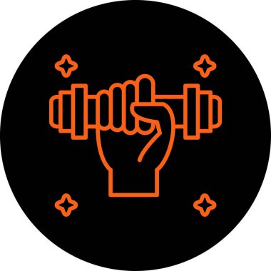 dambıl simgesi vektör illüstrasyonu