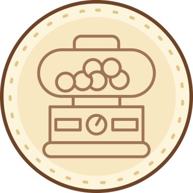 Para için. Web simgesi basit illüstrasyon