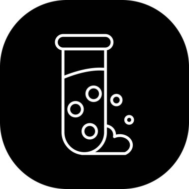 test tübü ikon vektör çizimi