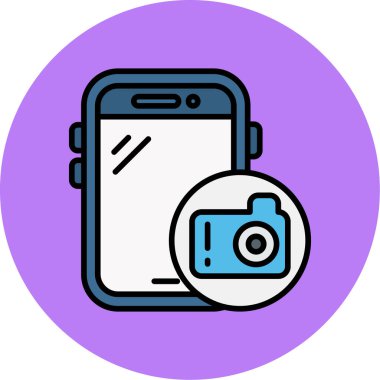 kamera fotoğraf makinesi simgesi - taslak biçimi