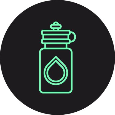 yağ ikonu vektör illüstrasyonu