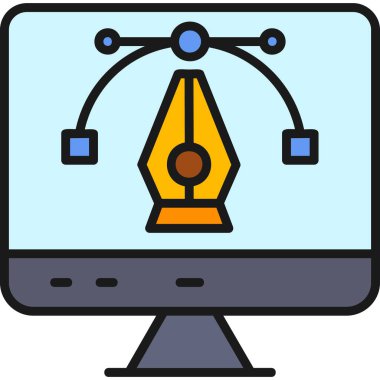 Web Geliştirme modern simgesi, vektör illüstrasyonu