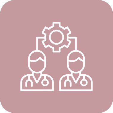 İnsan simgesinin vektör illüstrasyonu