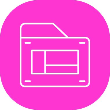 Dosya. Web simgesi basit illüstrasyon