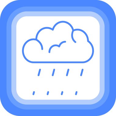 Bulut havası. Basit resimleme