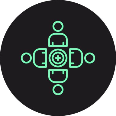 seo modern simgesinin vektör illüstrasyonu