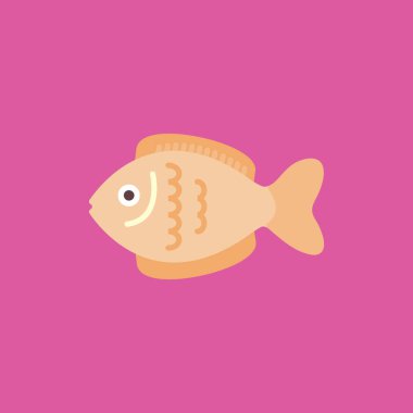 Gölge balığının düz simgesi