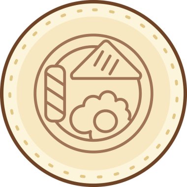 Çizgi film simgesinin vektör çizimi