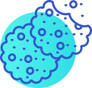 Virüs ikon vektörü. özet vektör sembolü.