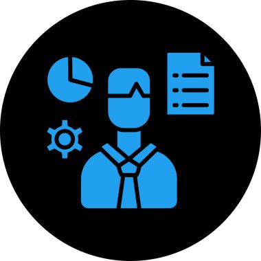 Seo simgesinin vektör illüstrasyonu