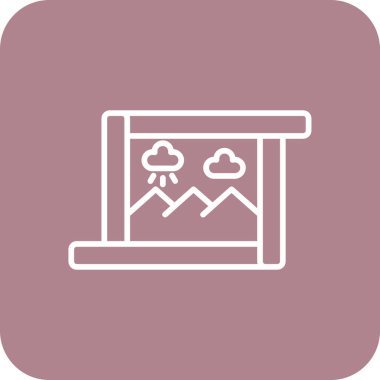 Bulut hesaplama simgesi. vektör illüstrasyonu