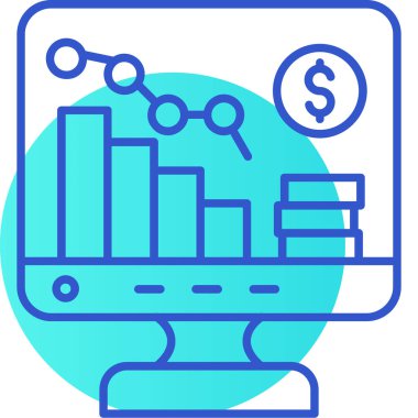 Çizelge. Web simgesi basit illüstrasyon