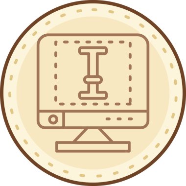 Modern b 'nin vektör illüstrasyonu eksik simgesi