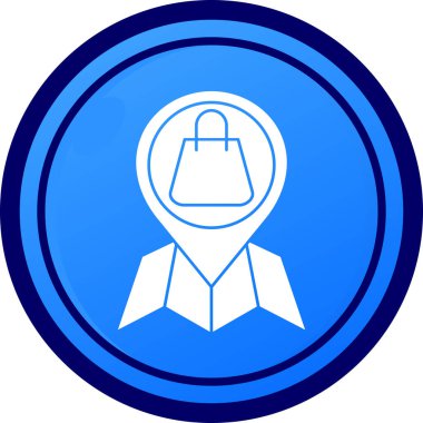 Çanta simgesinin vektör illüstrasyonu