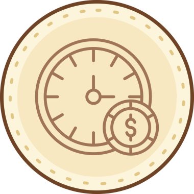 Altın paranın vektör illüstrasyonu