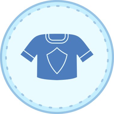 Bir elbisenin vektör illüstrasyonu