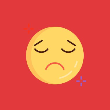 Üzgün surat emoji simgesi
