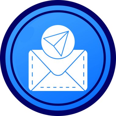 E- posta simgesinin vektör illüstrasyonu