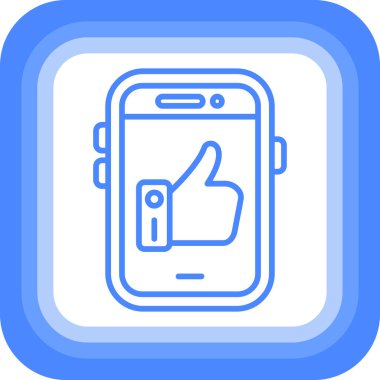 Akıllı telefon. Web simgesi basit tasarım