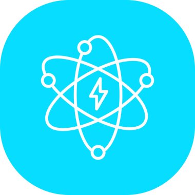 vektör atom simgesi illüstrasyonu