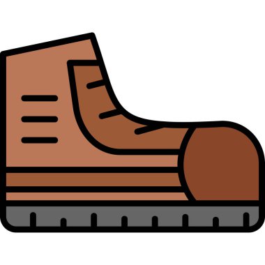 Çizmeler. Web simgesi basit illüstrasyon