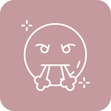 üzgün emoji simgesi vektör illüstrasyonu