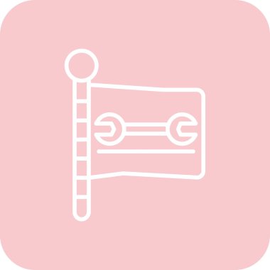 Modern simgenin vektör illüstrasyonu