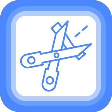 uçak simgesi, vektör illüstrasyonu