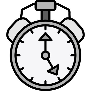 saat vektör çizgisi simgesi