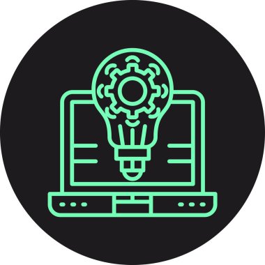 Vektör Ampul Simgesi, vektör illüstrasyonu