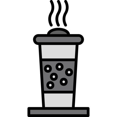 kahve fincanı ikonu vektör illüstrasyonu