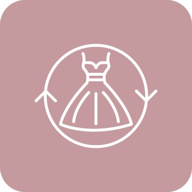 Kıyafet ikonu. vektör illüstrasyonu