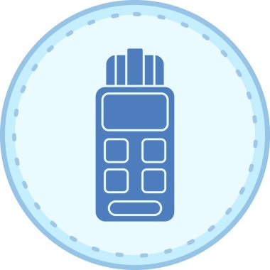 Modern b 'nin vektör illüstrasyonu eksik simgesi