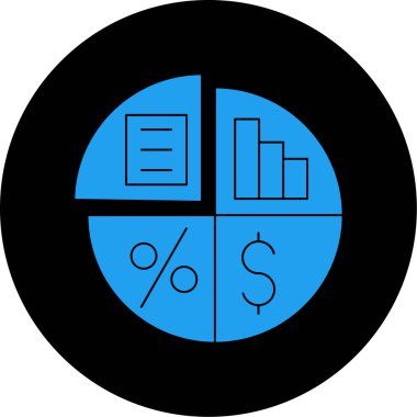 Pasta Çizelgesi Simgesi Moda Tarzı İzole Arkaplan