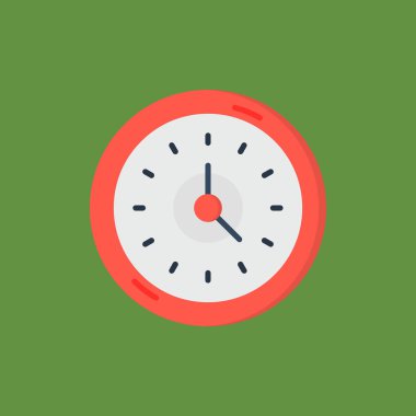 Zaman simgesi vektör illüstrasyonu