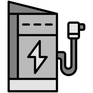 enerji pil vektör çizimi