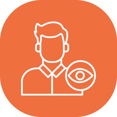 Göz simgesi vektör illüstrasyonu