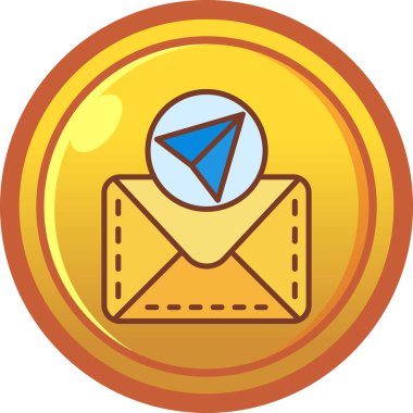 e-posta harfi vektörü modern simgesi