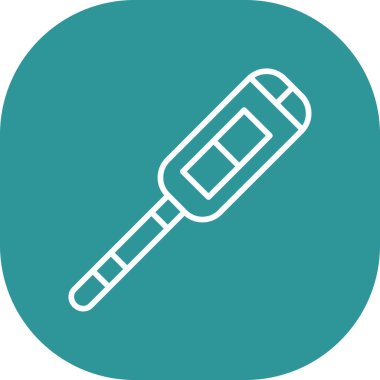 Termometre simgesinin vektör illüstrasyonu