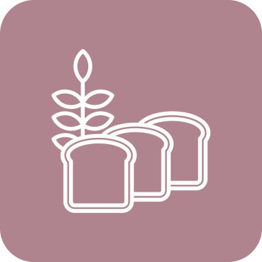 Modern bitki simgesinin vektör illüstrasyonu