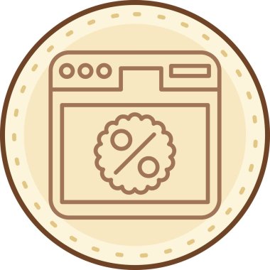 Sikke Simgesi vektör illüstrasyonu