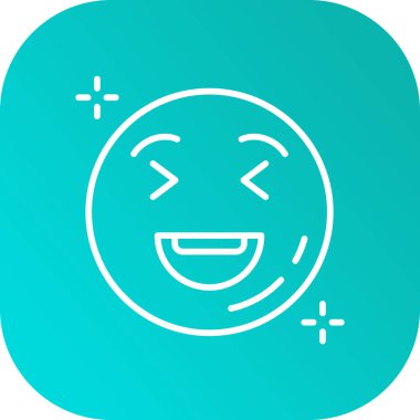 Soyut grupta izole edilmiş mutlu gülümseme simgesi