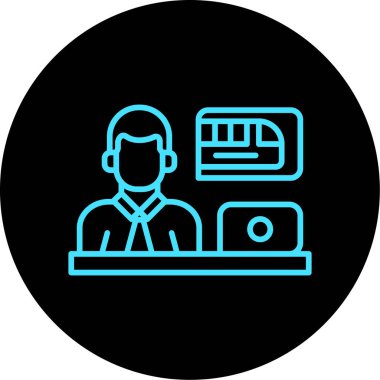 dizüstü bilgisayar simgesi, vektör illüstrasyonu basit tasarım